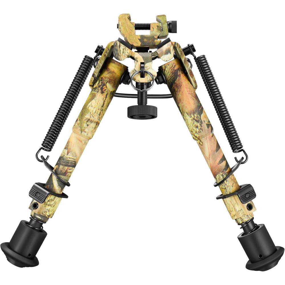 image:imageCVLIFE 69 Inches Picatinny Bipod Adjustable Spring Return with Picatinny AdapterCamo