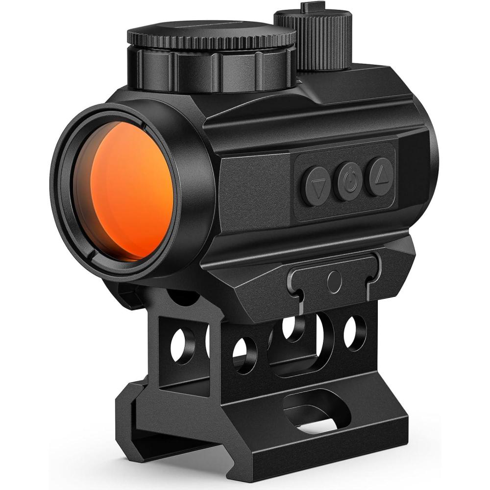 image:imageCVLIFE Motion Awake Red Dot Sight1x20mm 3MOA Compact Red Dot Optics with 10 Brightness Settings LowProfile Mount and 13 CoWitness Mount IPX7 Waterproof