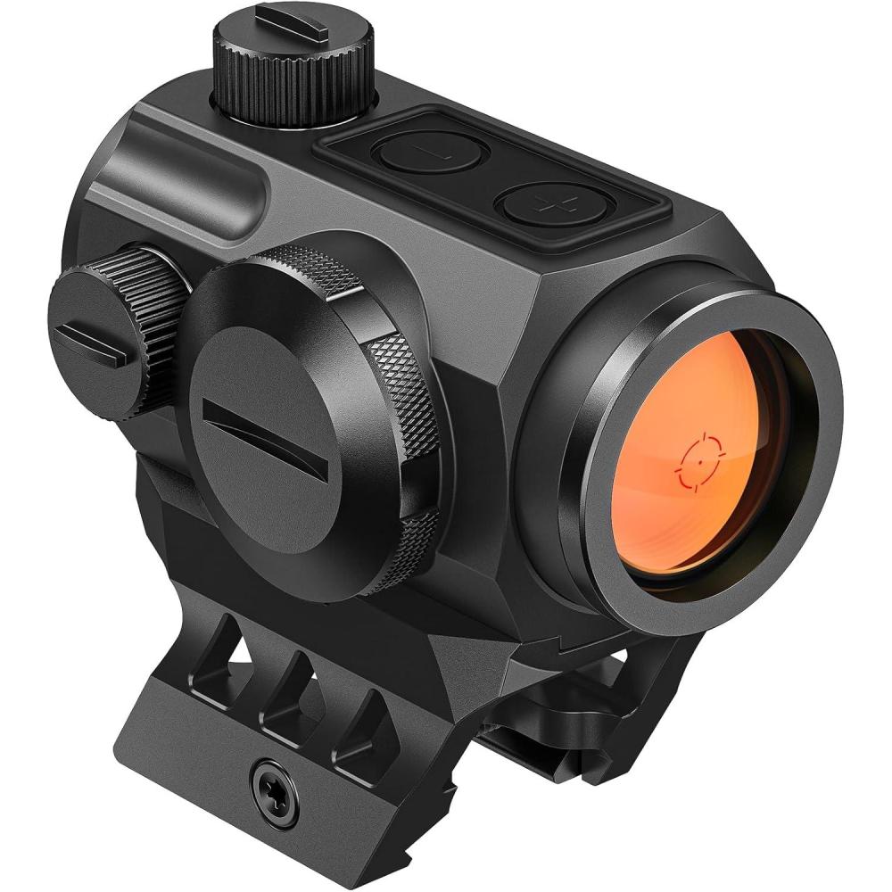 image:imageCVLIFE MultiReticle 2 MOA Dot amp 65 MOA Circle Red Dot Motion Awake Red Dot Scope 50K Hours Battery Life IPX7 Waterproof Red Dot Optics with Absolute CoWitness Riser amp Low Mount for 21mm Picatinny