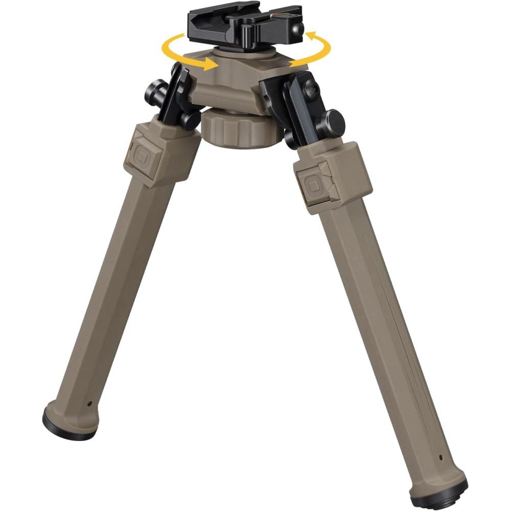 image:imageCVLIFE Rifle Bipod Quick Release Picatinny Bipod for Rifle 360 Degrees Swivel and Tiltable Head Adjustable Height and Foldable Legs for Shooting and HuntingFlat Dark Earth