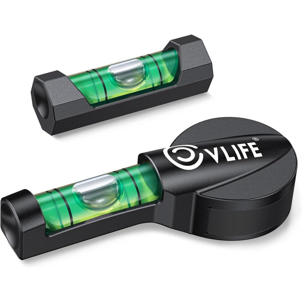 image:imageCVLIFE Scope Level Scope Leveling Kit with Magnetic Bases High Visibility Bubble Level with Strong Metal Structure for Optics Accessories Leveling System