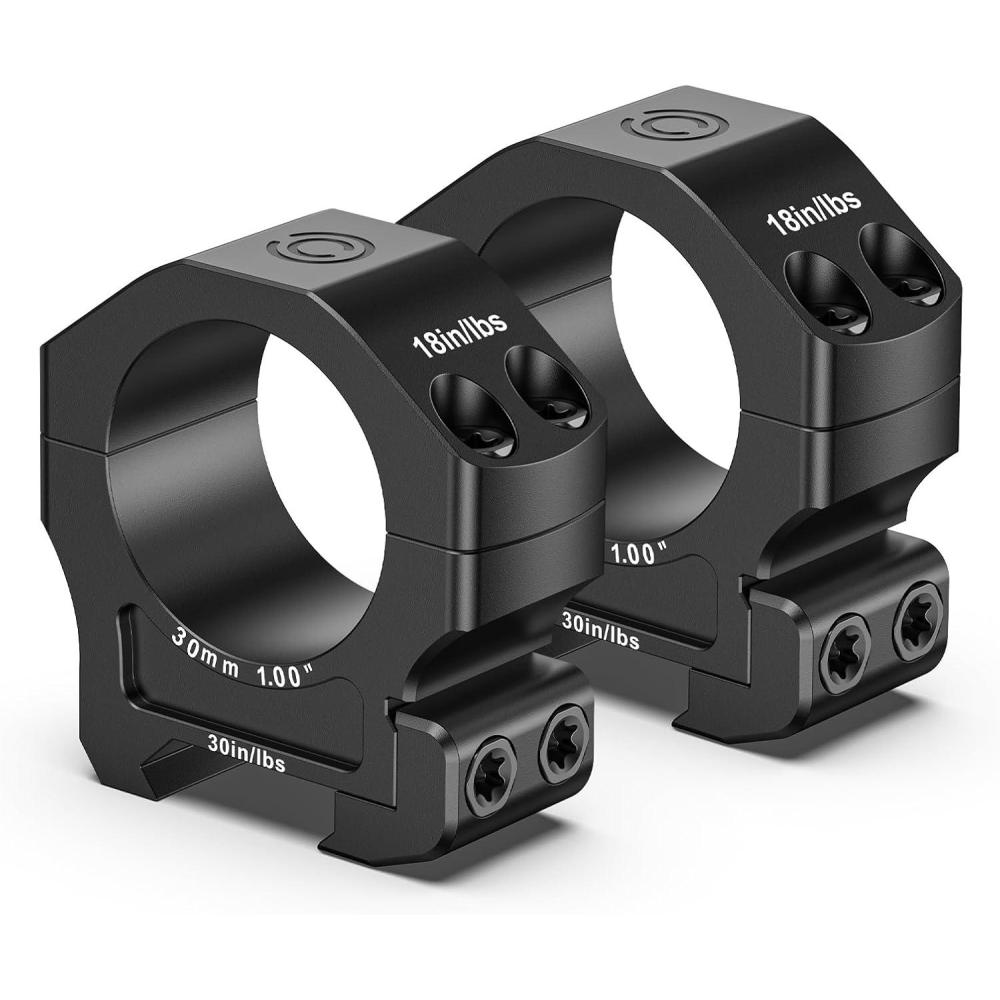 image:imageCVLIFE Scope Rings Mount 7075 Aluminum Precision Scope Rings for Picatinny Rails 2 PiecesMedium