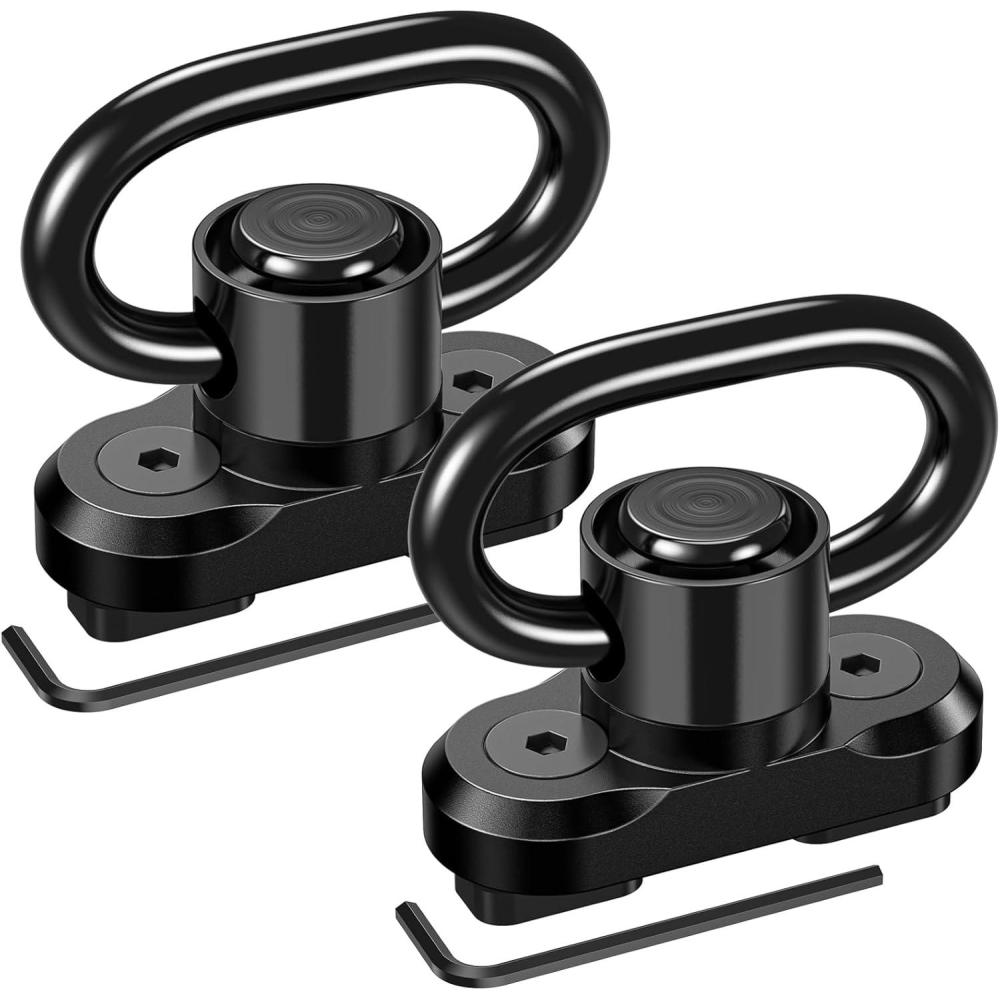 image:imageCVLIFE Sling Swivel Mount 125 Traditional Sling Mount for Two Point Sling2 Pack Anti Rotation
