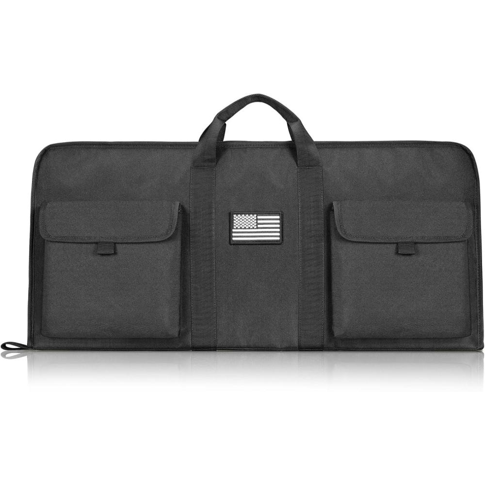 image:imageCVLIFE Soft Rifle Case 28 inch Gun Bag Pistol Case Gun Cases for Rifles and Shotguns Rifle Bag with Lockable Zipper for Outdoor Hunting ShootingBlack