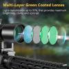 CVLIFE 1.5-5×32 Crossbow Scope, 20-100 Yards Etched Glass Ballistic Reticle, Red Green Illuminated Crossbow Scope for Hunting with 20mm Scope Rings(Black)