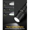 CVLIFE 1900 Lumens Rifle Laser Light Combo with Pressure Switch for Picatinny Rail, Ar Light Laser Combo with Strobe Mode, Rechargeable Rifle Flashlight High Lumen Rifle Light(Light with Green Beam)
