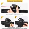 CVLIFE 1x22x33 Reflex Sight Red and Green 4 Reticle Dot Sight with 2mW Red Sight Laser
