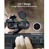 CVLIFE 1x30mm Red Dot Sight Scope with Green Laser Reflex Sight for 20mm Cantilever Mount
