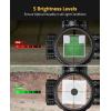 CVLIFE 2-10×32 MPVO AO Rifle Scope with Locking Turret, 5 Levels Red & Green Illumination Reticle, Parallax Adjustment, Second Focal Plane Scopes with 30mm Offset Scope Mount(2-10×32)