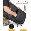 CVLIFE 30″ 34″ Soft Rifle Case Gun Backpack, Double Rifle Backpack Gun Bag Gun Case Covert Bug Out Bag, with Lockable Zipper for Hunting Shooting(Black)