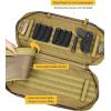 CVLIFE 30″ 34″ Soft Rifle Case Gun Backpack, Double Rifle Backpack Gun Bag Gun Case Covert Bug Out Bag, with Lockable Zipper for Hunting Shooting(Flat Dark Earth)