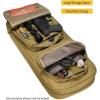 CVLIFE 30″ 34″ Soft Rifle Case Gun Backpack, Double Rifle Backpack Gun Bag Gun Case Covert Bug Out Bag, with Lockable Zipper for Hunting Shooting(Flat Dark Earth)