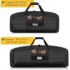 CVLIFE 30″ 36″ Soft Rifle Case Gun Bag Ar Pistol Case, Rifle Bag Gun Case Sbr Case for Double Rifle Shotgun, with Lockable Zipper for Outdoor Hunting Shooting Range(Black)