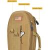 CVLIFE 30” Soft Rifle Case, Rifle Bag Sling Backpack Bag with Padded Shoulder Strap and Lockable Zippers, Molle System for Hunting and Shooting(Flat Dark Earth)