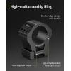 CVLIFE 30mm Scope Rings Mount 7075 Aluminum Compatible with Picatinny Rails and More – 2 Pieces(High)
