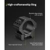 CVLIFE 30mm Scope Rings Mount 7075 Aluminum Compatible with Picatinny Rails and More – 2 Pieces(Low)