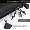 CVLIFE 32″ Soft Rifle Case Ar Pistol Case Gun Case Gun Bag Shotgun Case Sbr Bag Rifle Bag, Sbr Case Ar Pistol Bag with Lockable Zipper for Outdoor Hunting Shooting, Black