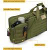 CVLIFE 36″ 42″ 46″ Soft Rifle Case Double Long Gun Bag,with Lockable Zipper and Backpack Strap,Rifle Backpack Rifle Bag Gun Case for Outdoor Hunting Shooting Range(Green)