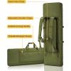 CVLIFE 36″ 42″ 46″ Soft Rifle Case Double Long Gun Bag,with Lockable Zipper and Backpack Strap,Rifle Backpack Rifle Bag Gun Case for Outdoor Hunting Shooting Range(Green)