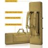 CVLIFE 36″ 42″ 46″ Soft Rifle Case Double Long Gun Bag,with Lockable Zipper and Backpack Strap,Rifle Backpack Rifle Bag Gun Case for Outdoor Hunting Shooting Range(Flat Dark Earth)