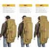 CVLIFE 36″ 42″ 46” Soft Rifle Case Triple Layered Double Rifle Bag, Oversized Long Gun Bag with Lockable Zipper and Backpack Strap, Rifle Backpack Gun Case for Outdoor Hunting Shooting Range(Flat Dark Earth)