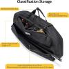 CVLIFE 37″ Compound Bow Case, Bow Bag Soft Bow Case Compact Arrow Case, Lightweight Archery Case with Backpack Strap and Arrow Pocket Padding for Hunting Protection(Black)