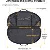 CVLIFE 37″ Compound Bow Case, Bow Bag Soft Bow Case Compact Arrow Case, Lightweight Archery Case with Backpack Strap and Arrow Pocket Padding for Hunting Protection(Camo)