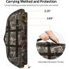 CVLIFE 37″ Compound Bow Case, Bow Bag Soft Bow Case Compact Arrow Case, Lightweight Archery Case with Backpack Strap and Arrow Pocket Padding for Hunting Protection(Camo)