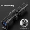 CVLIFE 3-9x40AO Rifle Scope Optics R4 Reticle Crosshair Scope with Mounts(20mm Picatinny)