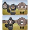 CVLIFE 3X Red Dot Magnifier with Flip to Side Mount, Focus Adjustment, Windage& Elevation Adjustable, for Picatinny Rail, 2.2 inches of Eye Relief, 36/38/40MM Height