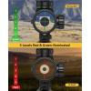 CVLIFE 4-16×44 AO Rifle Scope Red and Green Illuminated Scope with Locking Turret Sunshade and Mount Included(11mm Dovetail)
