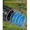 CVLIFE 4-16×44 AO Rifle Scope Red and Green Illuminated Scope with Locking Turret Sunshade and Mount Included(11mm Dovetail)