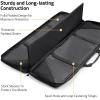 CVLIFE 42″ Soft Rifle Case Rifle Bag Double Long Gun Bag, Gun Case Rifle Backpack, with Lockable Zipper and Backpack Strap for Outdoor Hunting Shooting(Black)