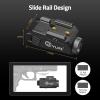 CVLIFE 600 Lumens Pistol Light Laser Combo – Rechargeable Slide Rail Gun Light Compatible with Glock and Picatinny Rail. Pistol Flashlight with Green Laser for Home Defense(Green Laser Light Combo)