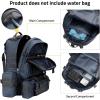 CVLIFE 60L Tactical Backpack for Men Women Military Large Army Rucksack With D-Ring Molle Clips Compass Accessories 3 Day Bug Out Survival Molle Bag Hiking Camping Gym Daypack Backpack, Grey(Blue)