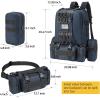 CVLIFE 60L Tactical Backpack for Men Women Military Large Army Rucksack With D-Ring Molle Clips Compass Accessories 3 Day Bug Out Survival Molle Bag Hiking Camping Gym Daypack Backpack, Grey(Blue)