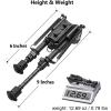 CVLIFE 6-9 Inches Bipod with Adapter for M-Rail(Carbon fiber)