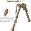 CVLIFE 6-9 Inches Bipod with Adapter for M-Rail(Flat Dark Earth)