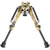 CVLIFE 6-9 Inches Picatinny Bipod Adjustable Spring Return with Picatinny Adapter(Camo)