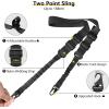 CVLIFE 7.5-9 Inches Rifle Bipod Compatible with M-Rail Bipod with Two Point Rifle Sling for Rifle, Adjustable, Foldable Attach Directly Bipod for Shooting, Hunting, Range and Outdoors