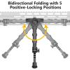 CVLIFE 7.5-9 Inches Rifle Bipod Compatible with M-Rail Bipod with Two Point Rifle Sling for Rifle, Adjustable, Foldable Attach Directly Bipod for Shooting, Hunting, Range and Outdoors