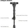 CVLIFE 7.5-9 Inches Rifle Bipod Compatible with M-Rail Bipod with Two Point Rifle Sling for Rifle, Adjustable, Foldable Attach Directly Bipod for Shooting, Hunting, Range and Outdoors