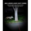 CVLIFE 800 Lumens Pistol Laser Light Combo with Slide Rail, Strobe Mode for Rechargeable Gun Light Compatible with Glock and Picatinny Rail, Pistol Flashlight with Green Laser Beam for Home Defense(Red Laser Light Combo)