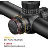 CVLIFE BearMight ED 6-24×50 FFP Rifle Scope – ED Glass, Zero Stop, Illuminated MOA Reticle, Side Focus Parallax Adjustment – First Focal Plane – Long Range Rifle Scope for Hunting – 34mm Tube