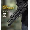 CVLIFE Bipod 6-9 Inch Lightweight Rifle Bipod for M-Rail Attach Directly for Hunting and Shooting(Aluminum)