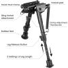 CVLIFE Bipod, Carbon Fiber Bipod for Rifle with Picatinny Adapter 6-9 Inches Bipod