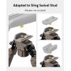 CVLIFE Bipod for Shooting and Hunting,Rifle Bipod Sling Mounting Bipod for Rifle Made of Lightweight High-Strength Polymer(Flat Dark Earth)