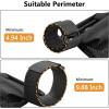 CVLIFE Brass Shell Catcher Cartridge Collector Mesh Heat Resistant Padded Mesh Brass Casing Catcher with Zippered Bottom Quick Release Brass Catcher(black)