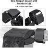 CVLIFE Brass Shell Catcher Cartridge Collector Mesh Heat Resistant Padded Mesh Brass Casing Catcher with Zippered Bottom Quick Release Brass Catcher(black)