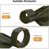 CVLIFE Brass Shell Catcher Cartridge Collector Mesh Heat Resistant Padded Mesh Brass Casing Catcher with Zippered Bottom Quick Release Brass Catcher(green)